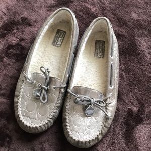 Coach moccasins size 11.